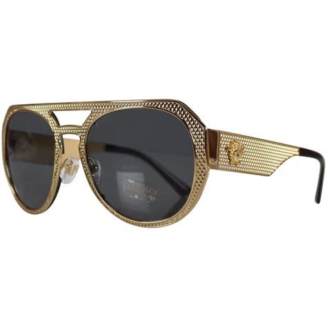 gold versace frames for men|gold frame versace shades.